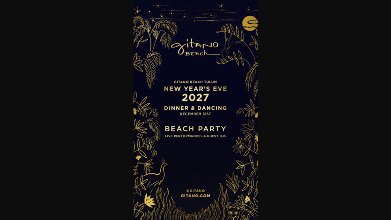 NYE 2027 Gitano Beach