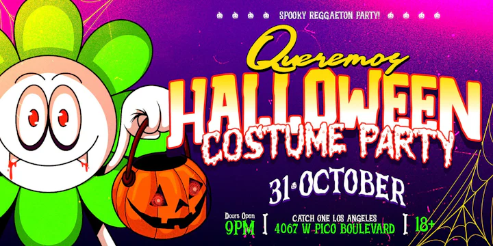 Queremos Reggaeton Halloween Party @ Catch One LA 18+