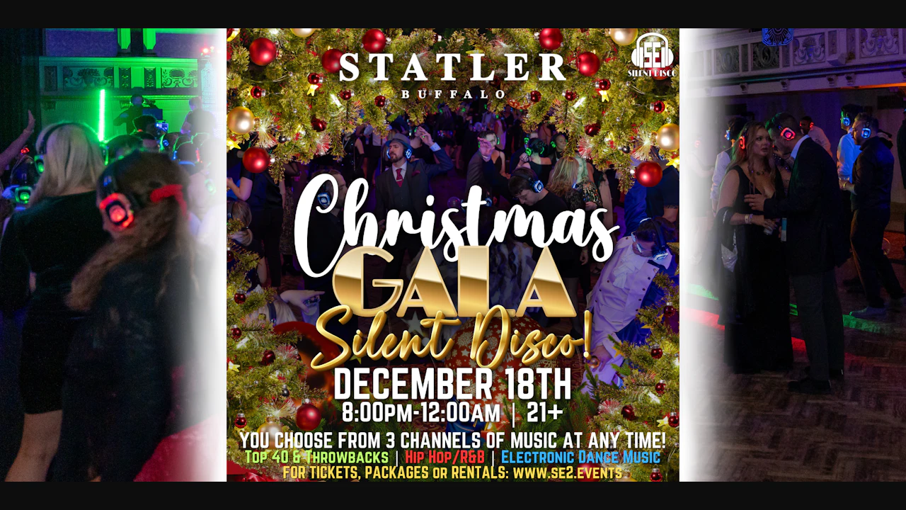 Christmas GALA Silent Disco at The Statler!
