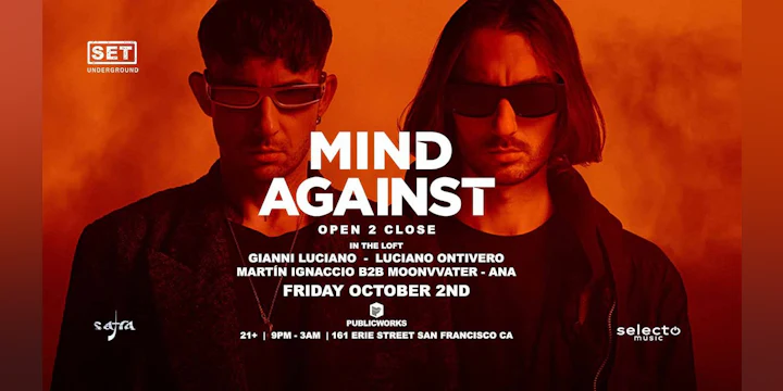 SET with Mind Against All Night Long at Public Works, San Francisco