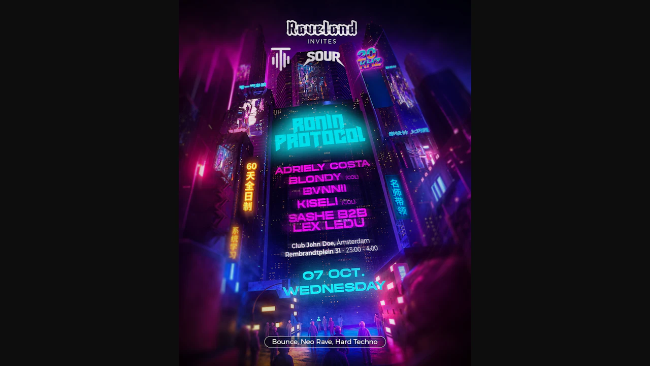 RAVELAND x 20kHz x TMT x SOUR : Hard Techno, Bounce & Neo Rave