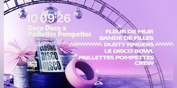Disco Disco x Paillettes Pompettes