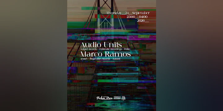 Amsterdam Techno Sessions w/ Audio Units (Vulged Records -Molecular Recordings) INDIA