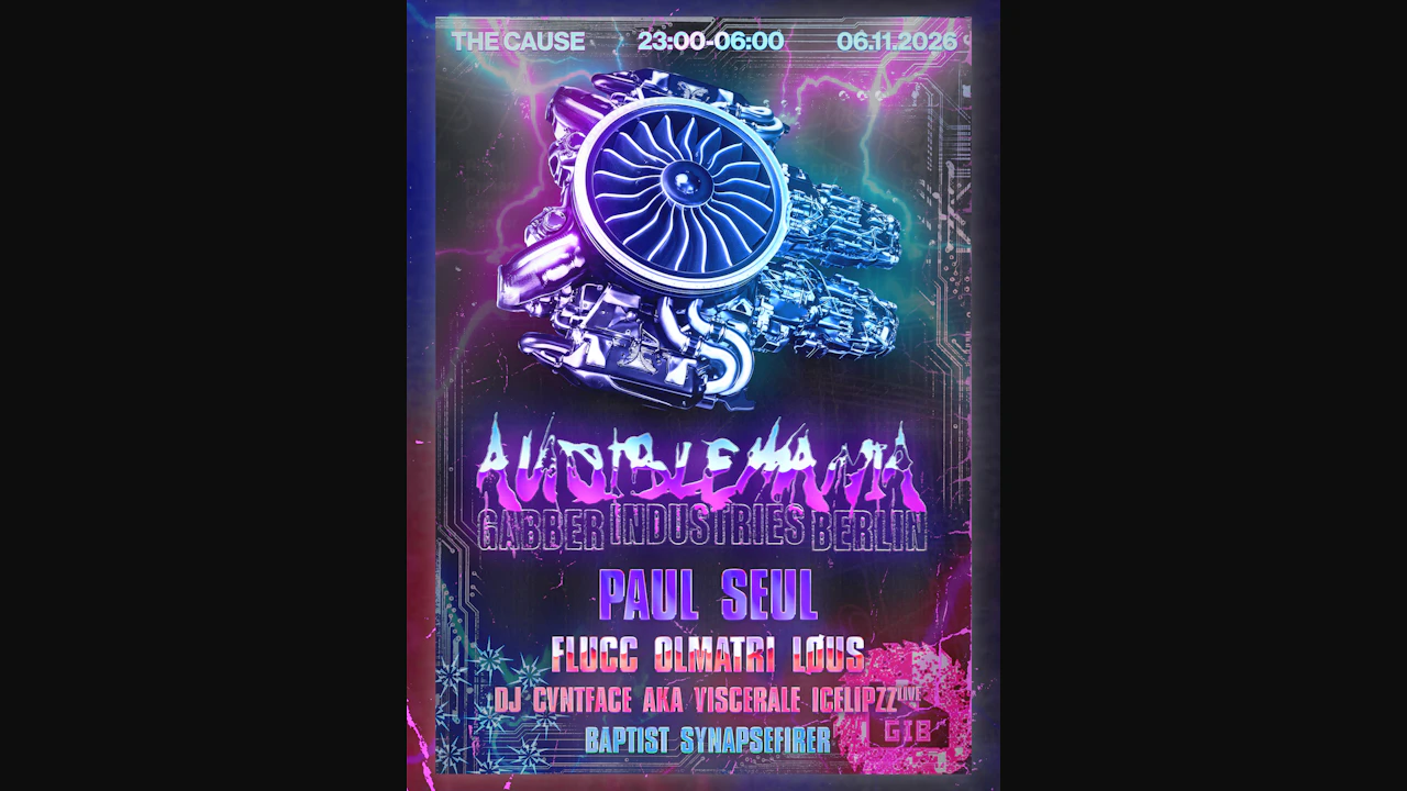 Audible Mania presents: Gabber Industries Berlin