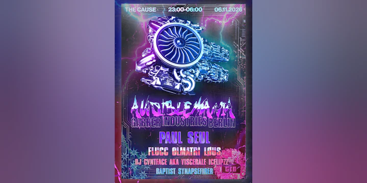 Audible Mania presents: Gabber Industries Berlin