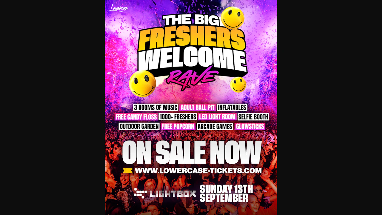 The Big Freshers Welcome Rave! - London Freshers Week 2026