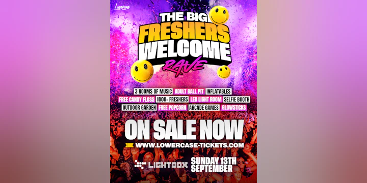 The Big Freshers Welcome Rave! - London Freshers Week 2026