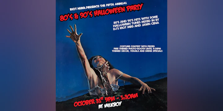 The 5th Annual 80's + 90's Halloween Dance Party