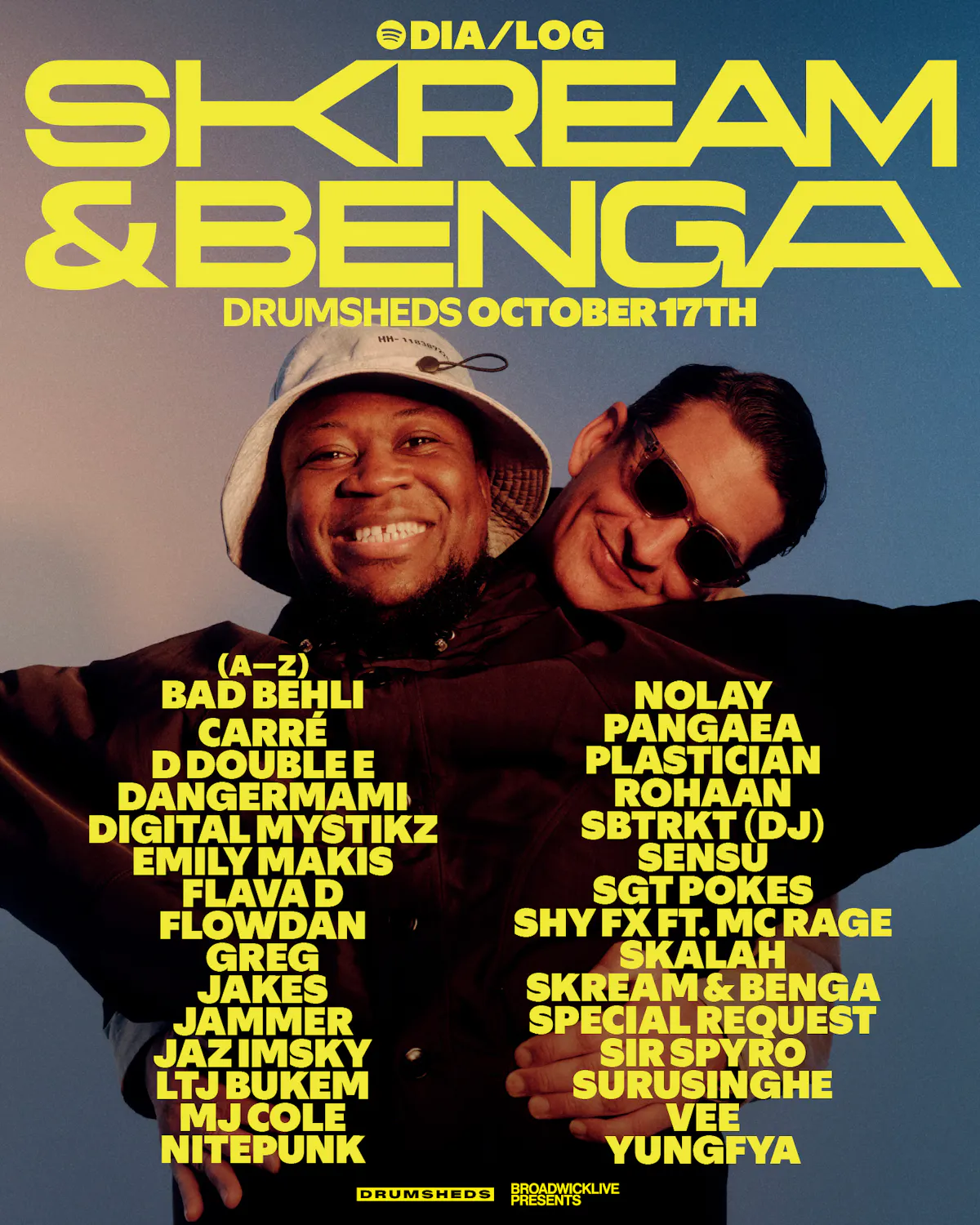 Spotify DIA/LOG with Skream & Benga