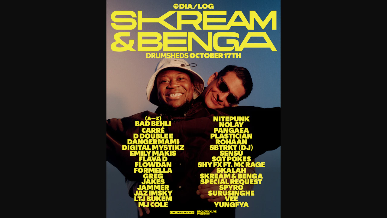 Spotify DIA/LOG with Skream & Benga