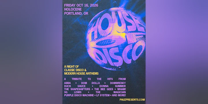 House of Disco - A Night of Classic Disco & Modern House Anthems