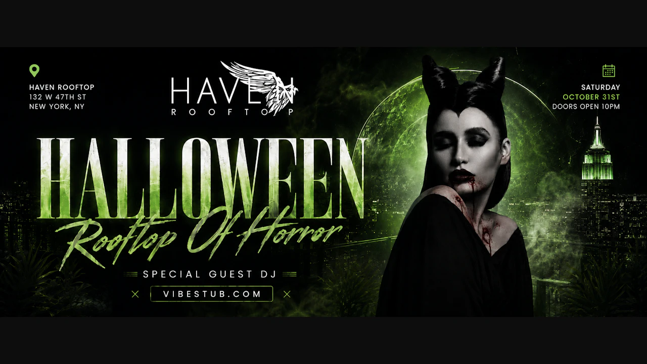 Halloween Rooftop Of Horror Party @ Haven Rooftop NYC