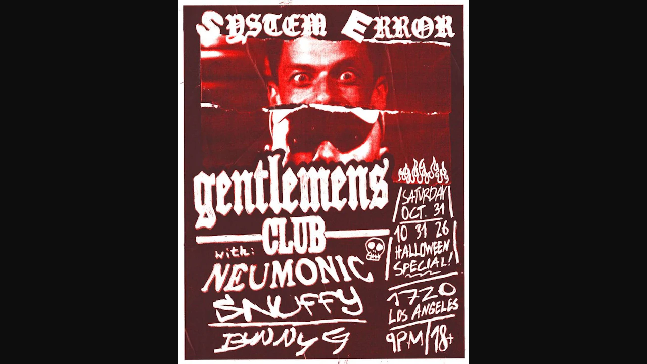 System Error : Gentlemens Club