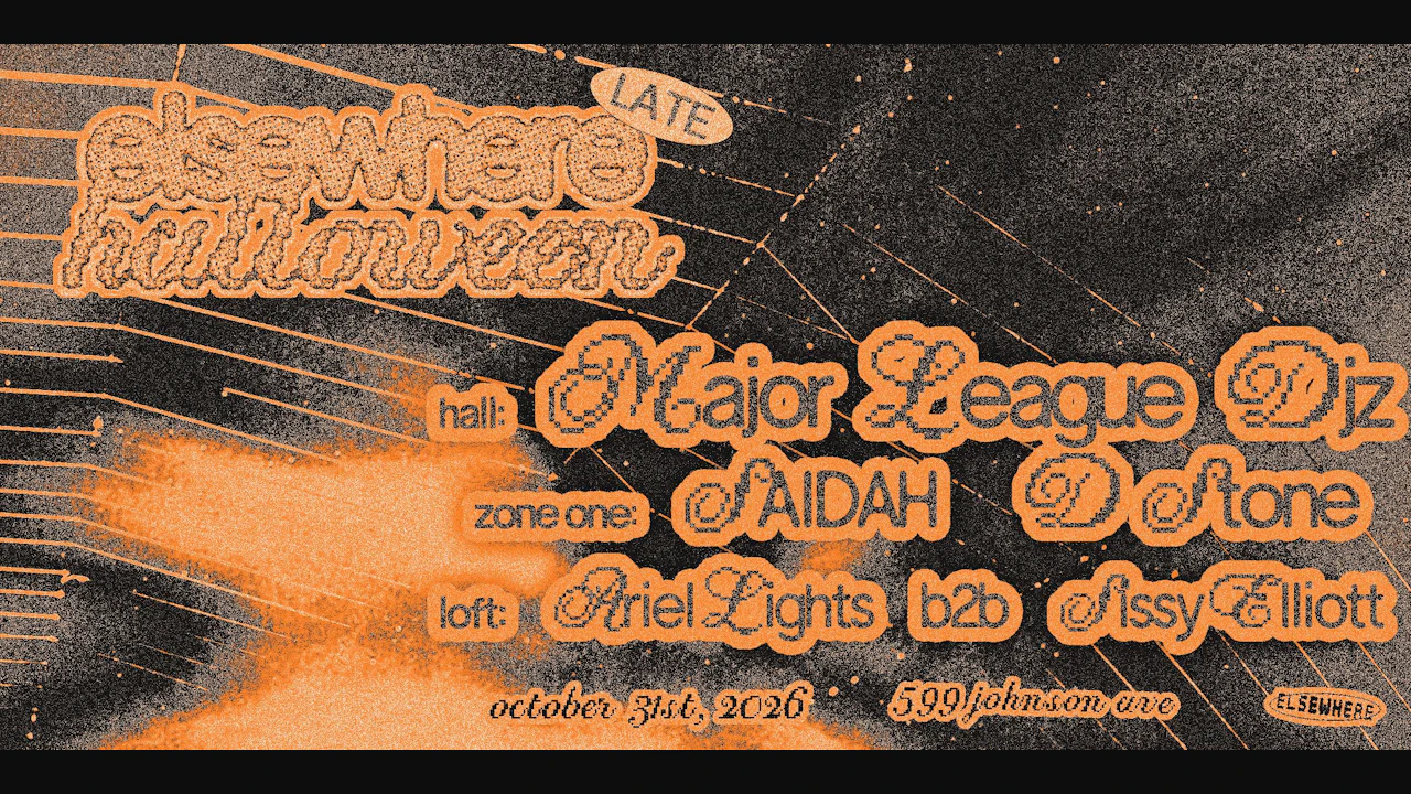Elsewhere Halloween - Major League DJz, SAIDAH, D Stone + more