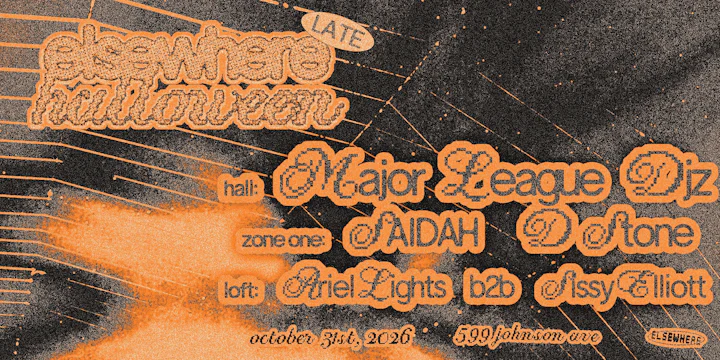 Elsewhere Halloween - Major League DJz, SAIDAH, D Stone + more