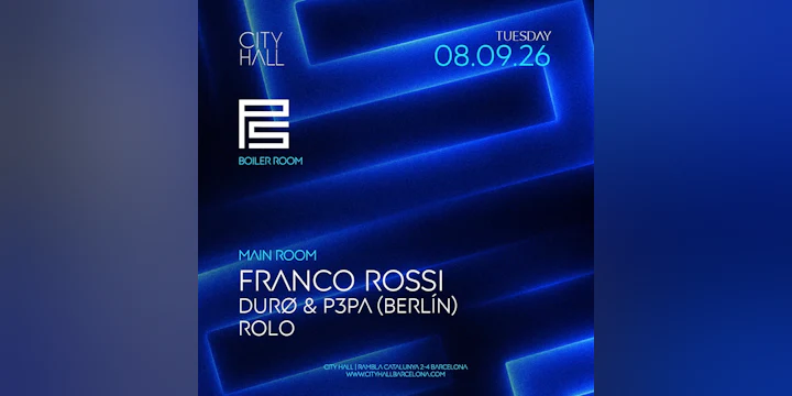 City Hall Pres. Boiler Room · Download Your Free Pass