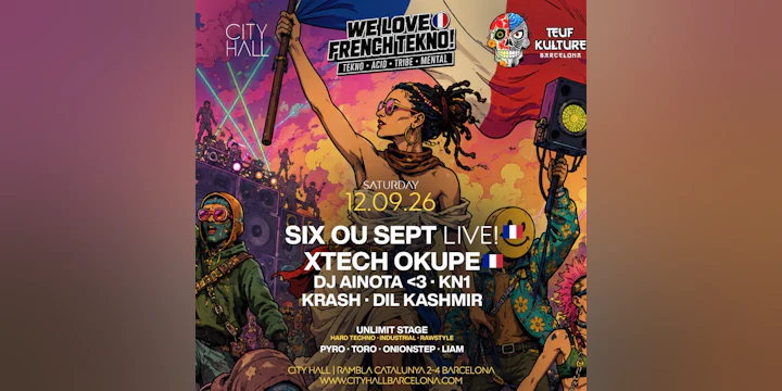 City Hall Pres. We Love French Tekno · Tekno · Acid · Tribe · Mental
