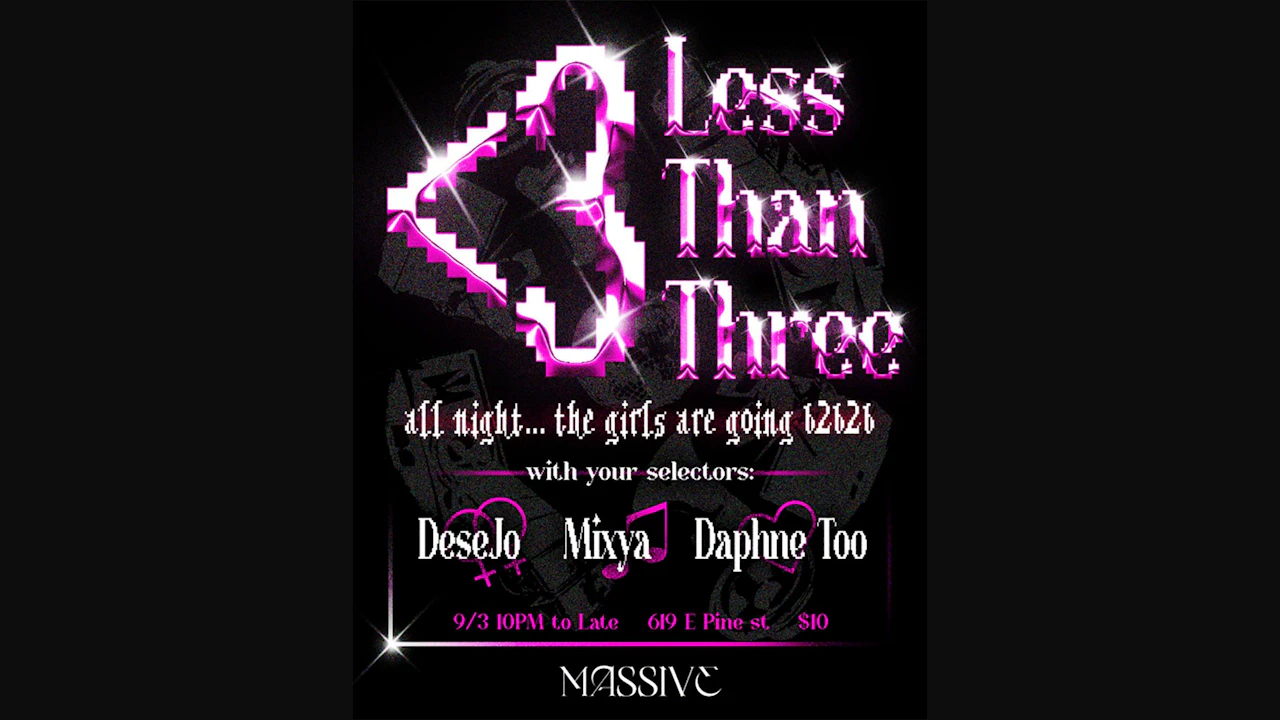 Less Than Three <3