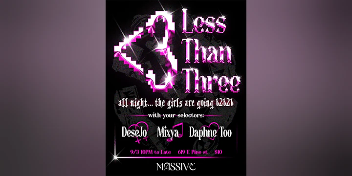Less Than Three <3