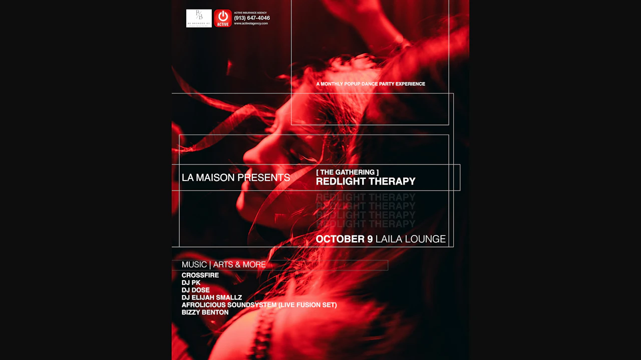 REDLIGHT THERAPY - An Immersive Pop-Up by La Maison
Music • Art • Connection