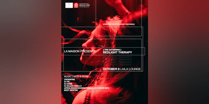 REDLIGHT THERAPY - An Immersive Pop-Up by La Maison
Music • Art • Connection