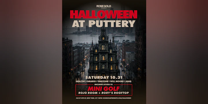 House of Shadows: Puttery & Rory’s Halloween NYC — Oct 31