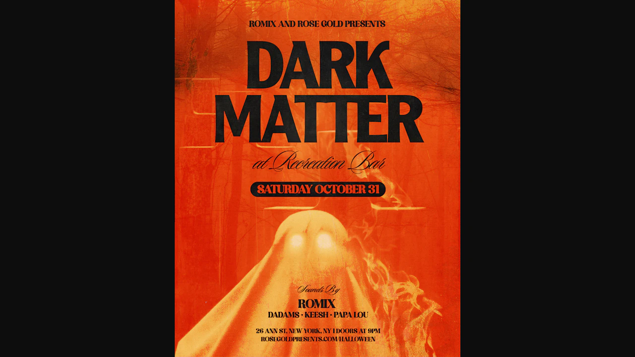 Dark Matter at Recreation Bar