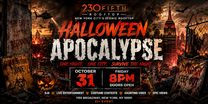 Apocalypse Saturday Halloween Party