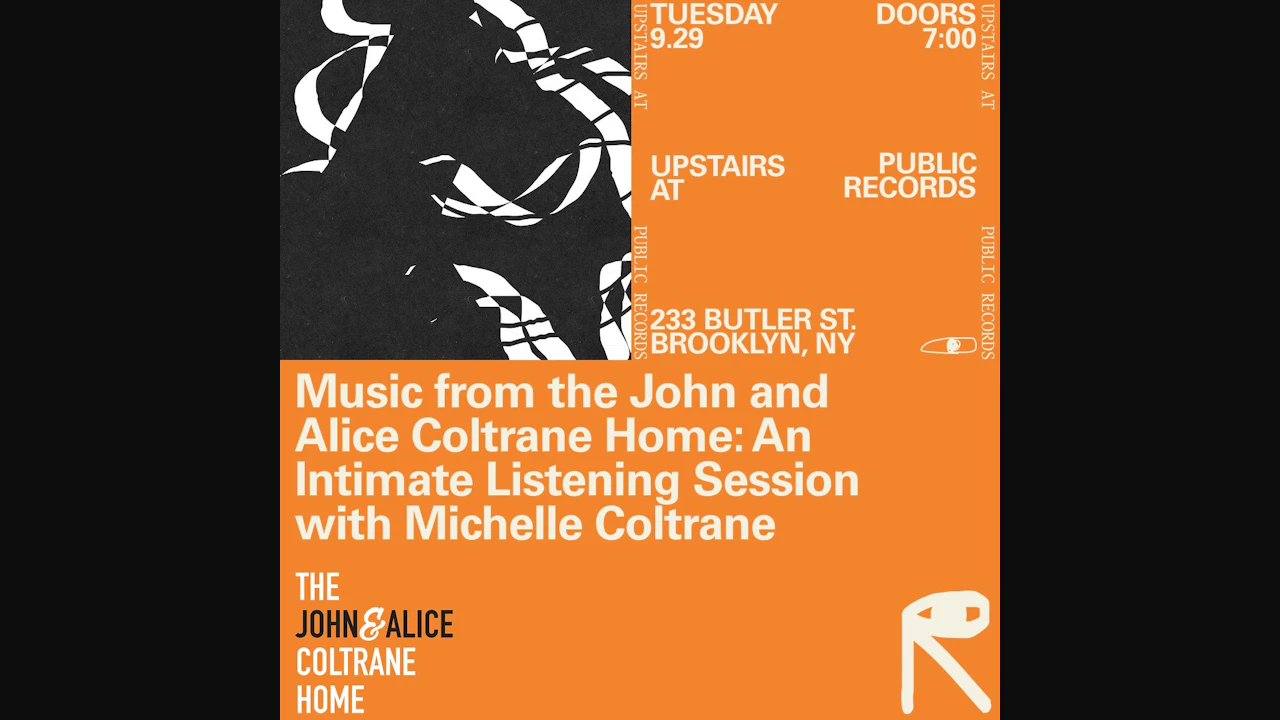 Music from the John and Alice Coltrane Home: Listening Session with Michelle Coltrane