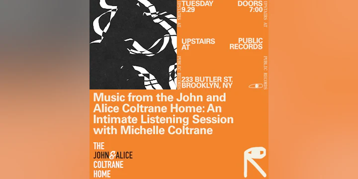 Music from the John and Alice Coltrane Home: Listening Session with Michelle Coltrane