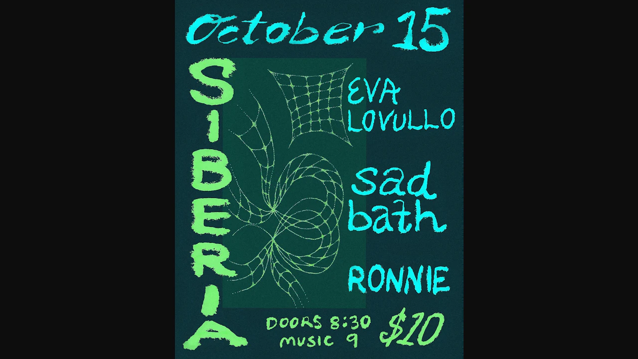 Eva Lovullo with Sad Bath and Ronnie