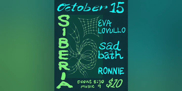 Eva Lovullo with Sad Bath and Ronnie