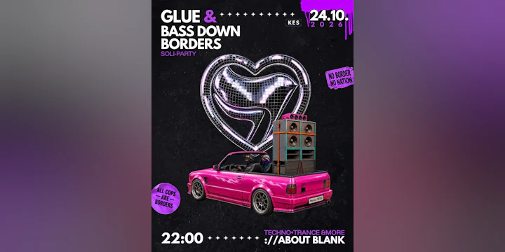 glue & bass down borders