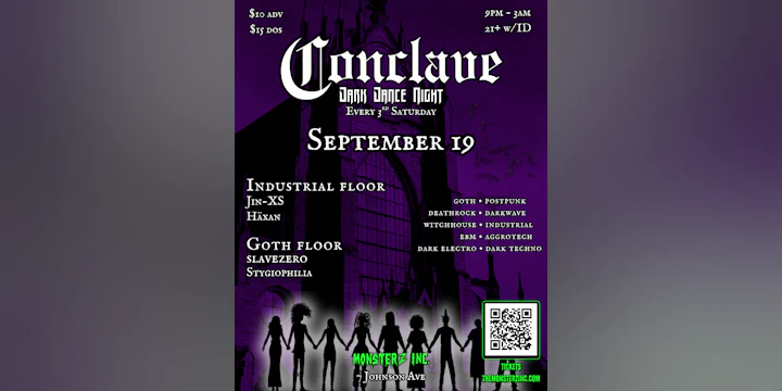 CONCLAVE Dark Dance Night