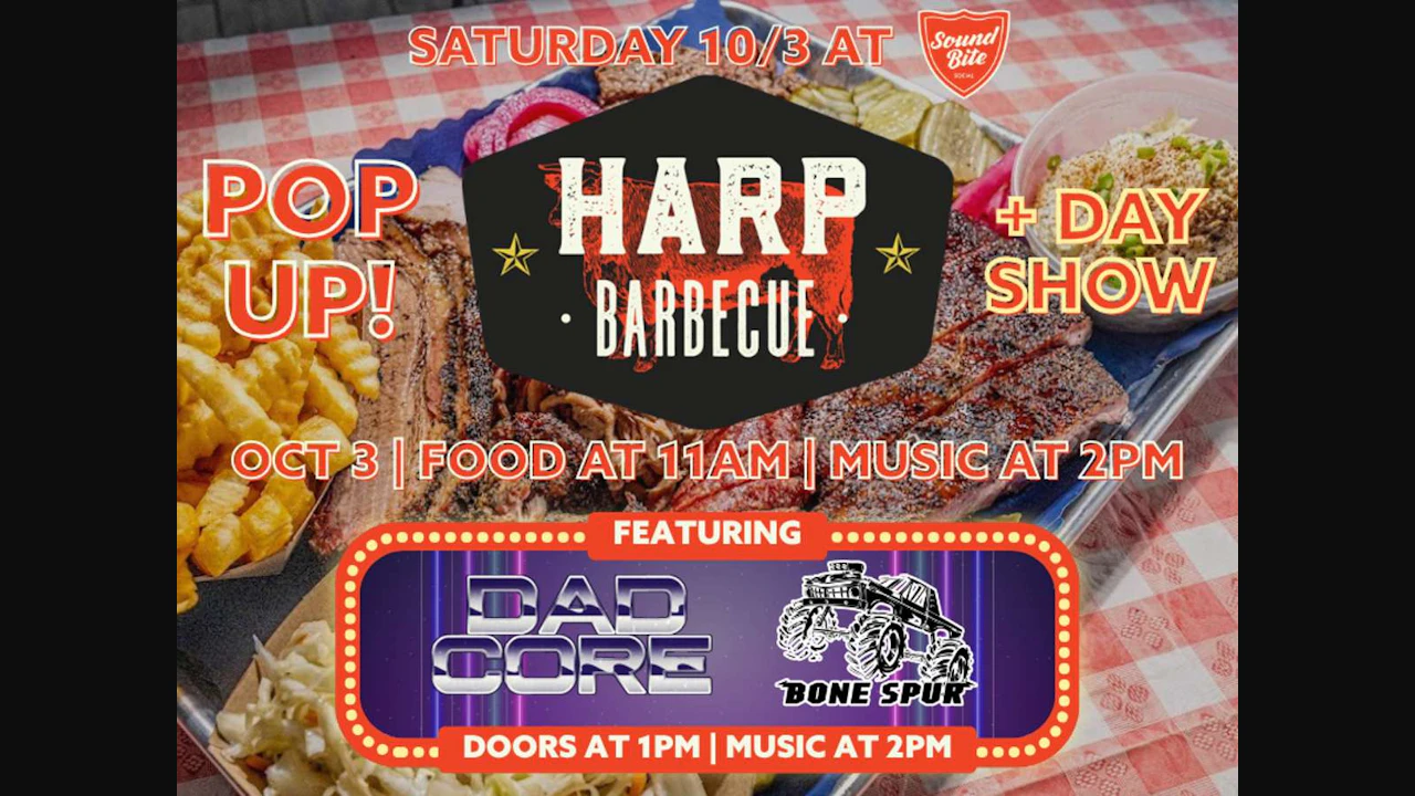 Dadcore / Bone Spur Day Show + Harp BBQ