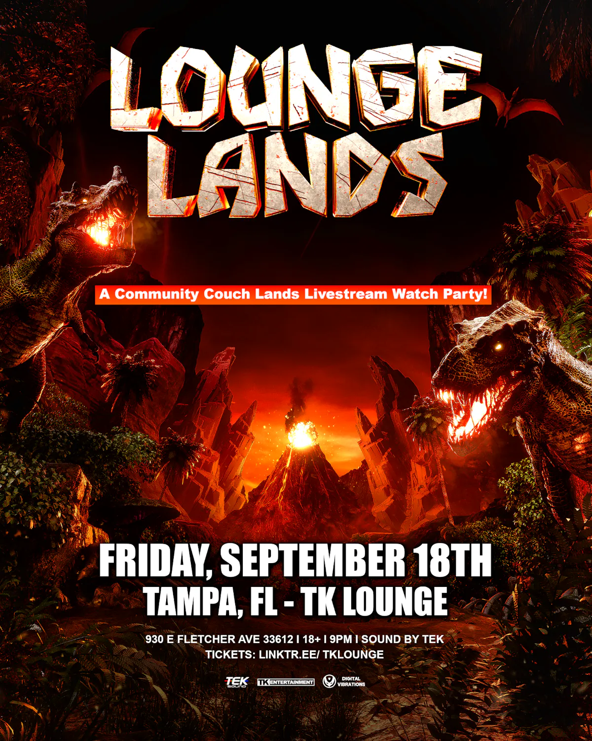 LOUNGE LANDS [Lost Lands Watch Party] - Tampa, FL