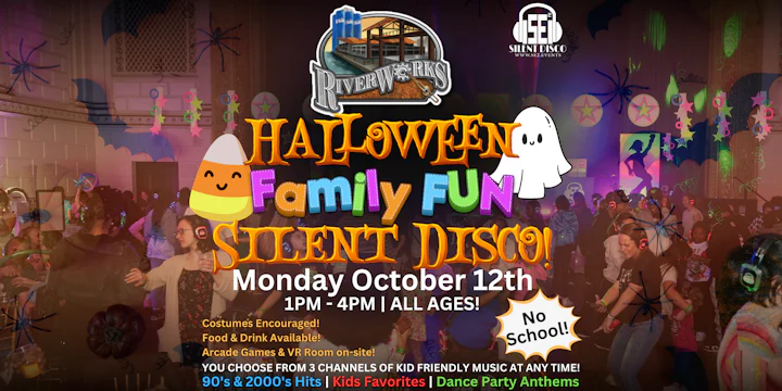 HALLOWEEN Family Fun Silent Disco @ Buffalo RiverWorks!