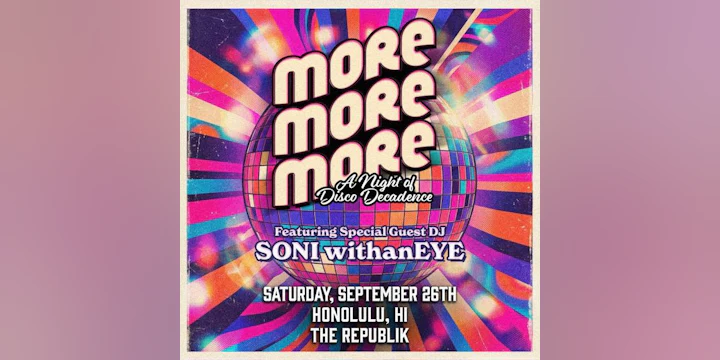 More More More - A Night of Disco Decadence