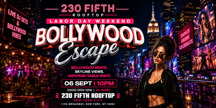 Nyc Bollywood Escape: Labor Day
