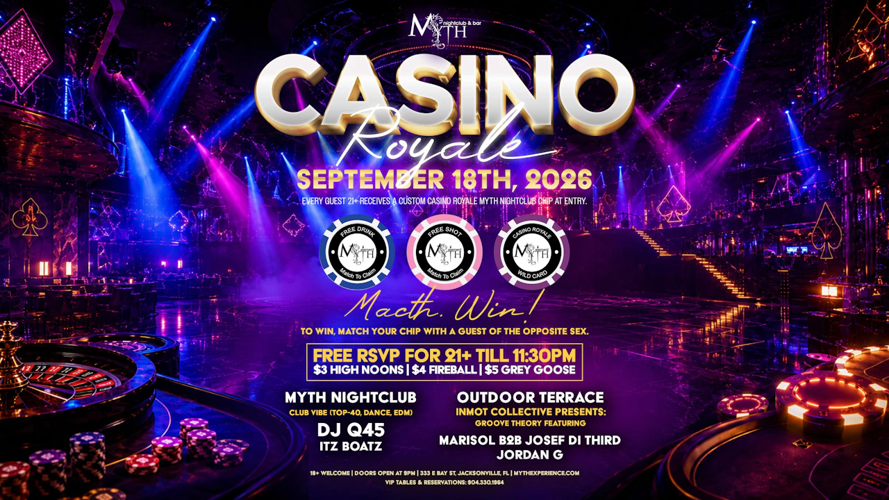 Myth Nightclub Presents: Ignite Fridays - Casino Royale