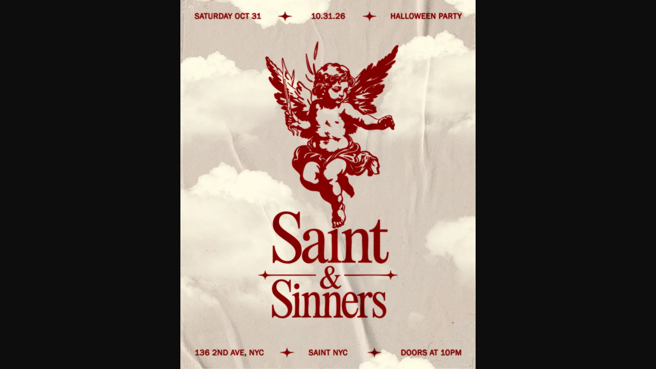 Saint & Sinners Halloween
