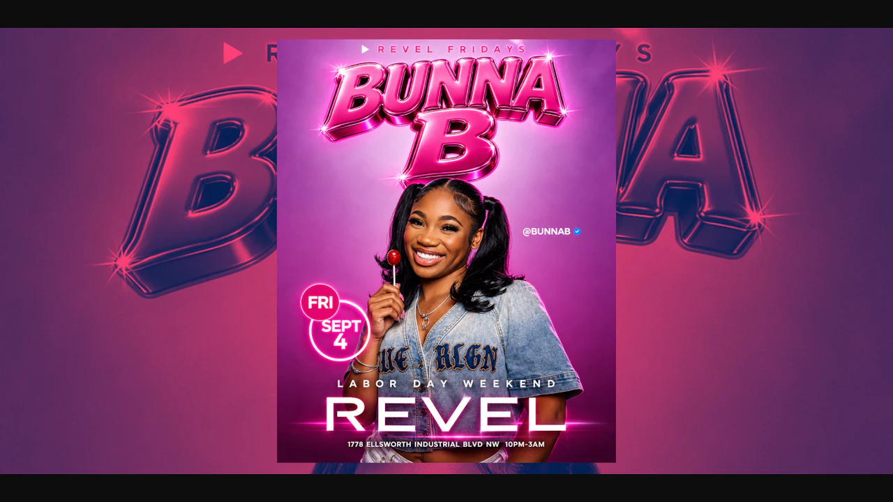 Bunna B Revel Fridays Labor Day Weekend