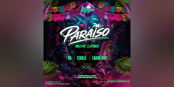 Altura Presents: Paraíso (21+)