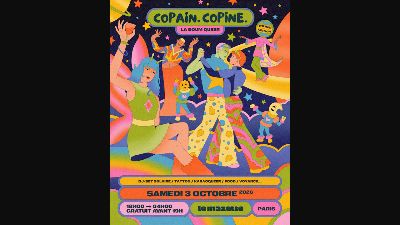 Copain-copine, Boum Queer : Pride Edition !