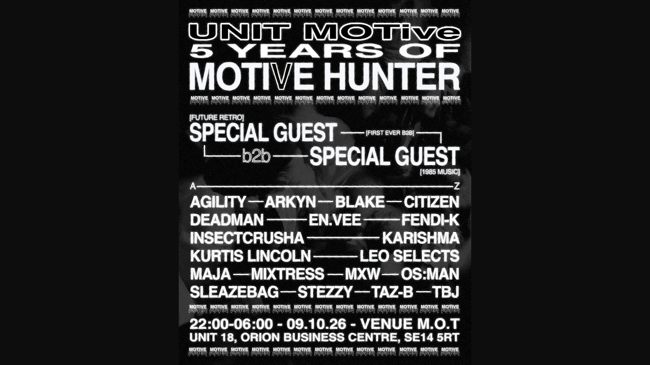 UNIT MOTive: 5 years of Motive Hunter