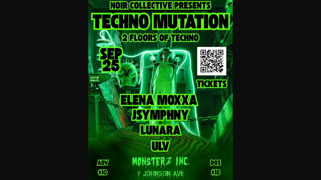 Noir Collective Presents: Techno Mutation