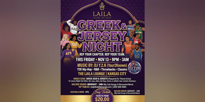 Greek & Jersey Night: Rep Your Chapter, Rep Your Team