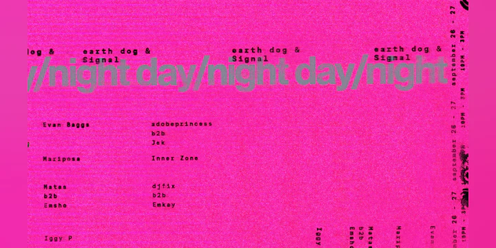 Earthdog presents: Evan Baggs, Transmissions, Iggy P + more