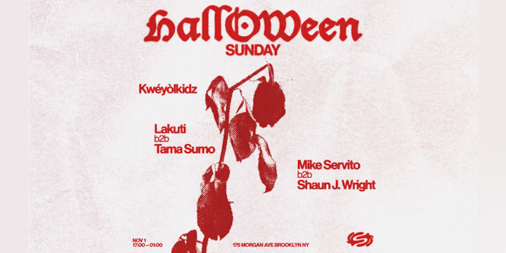 Halloween Sunday: Lakuti B2B Tama Sumo + more