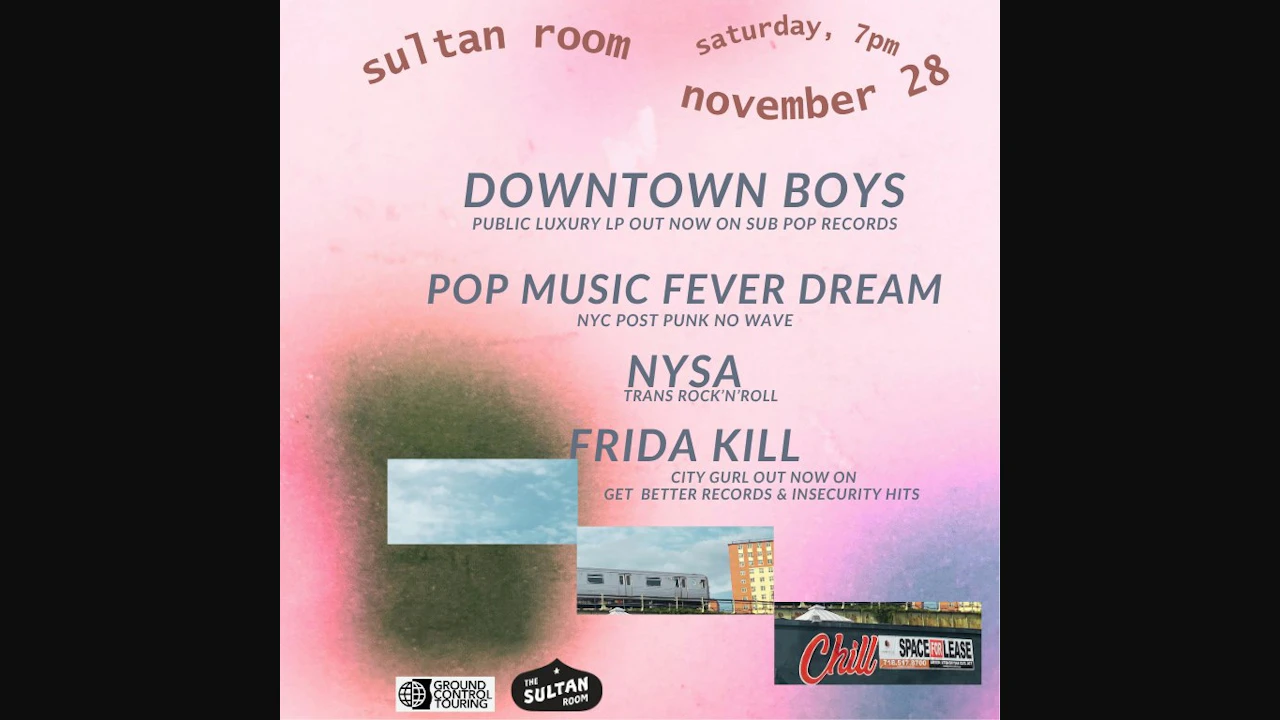 Downtown Boys, Pop Music Fever Dream, NYSA, Frida Kill